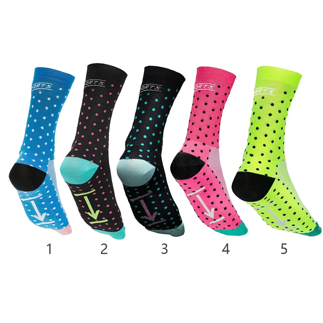 Top Sell Professional Brand Sport Socks Breathable Road Bicycle Socks
