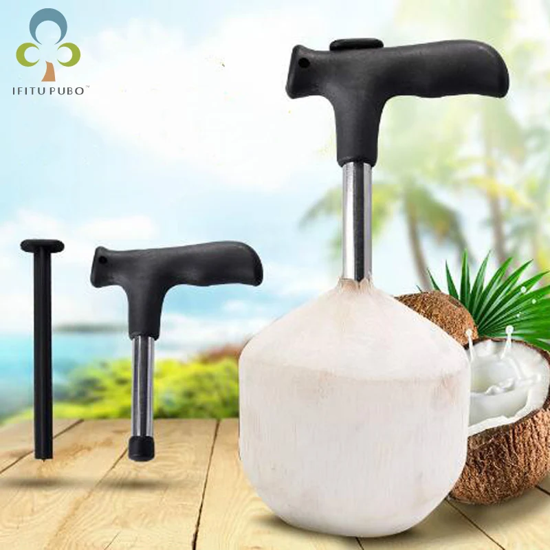 1pc Useful Coconut Opener Opening Driller Cut Hole Tool Fruit Openers Tools Durable Knife Kitchen Accessaries ZXH | Дом и сад