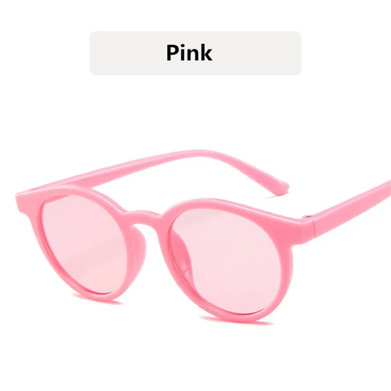 PLINTH стиль Девочки Мальчики Дети солнцезащитные очки милые Cateye Солнцезащитные очки UV400 дорожные очки Классические безопасные детские защитные очки - Цвет линз: pink