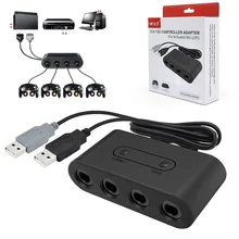 4 порта для контроллеров GameCube GCN usb-адаптер для переключателя nand/UWii/эмулятор ПК Dolphin с функцией Turbo/Home