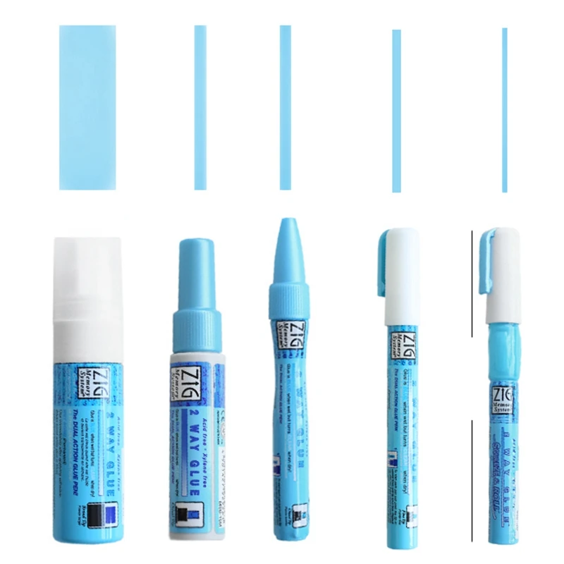 Japan Kuretake ZIG Environmental Protection Coloured Glue Pen Adhesives