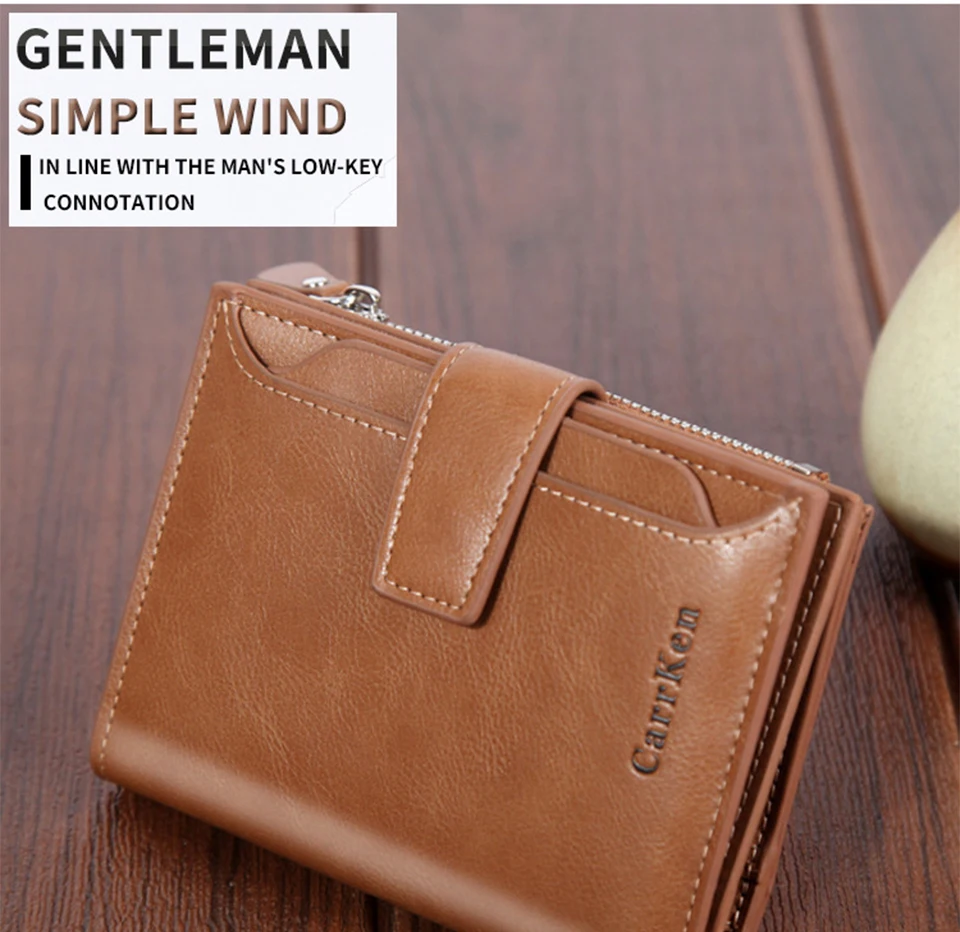 Long Men wallets PU Leather Large Wallet for man Purse Detachable Card Holder Clutch Male Wallet with Phone Photo Pockets