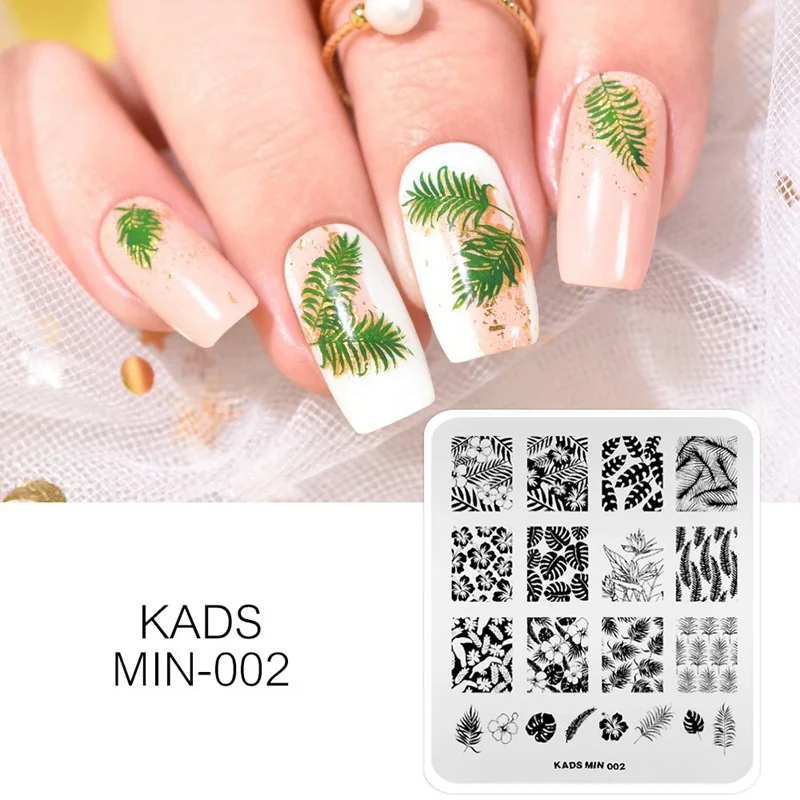 

AriesLibra Nail Stamping Plates Lace Flower Nature Pattern Nail Art Stamp Stamping Template Image Plate Nail Stencil Tool