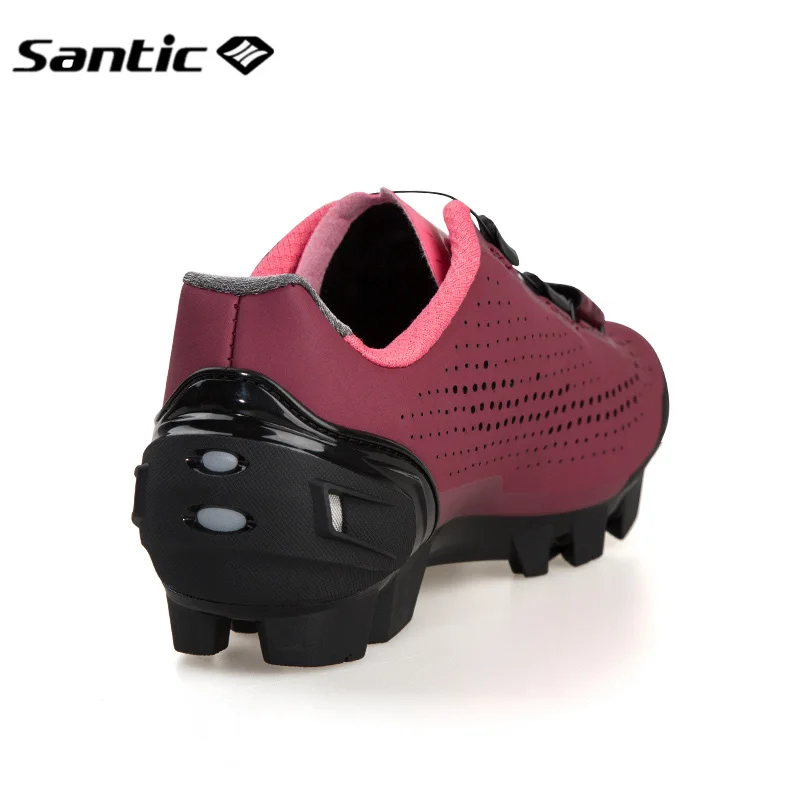 Santic/Лидер продаж; женская обувь для велоспорта; профессиональная дышащая обувь для горного велосипеда; Поворотный замок; спортивная обувь для верховой езды; Цвет Черный