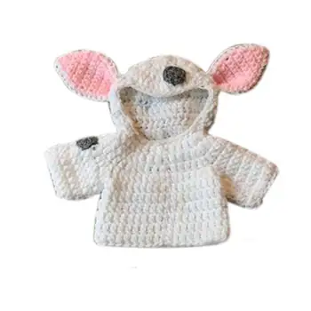 

2019 New Cartoon Newborn Baby Knitted Costume Toddler Infant Clothes Pant Socks Set Photo Shooting Outfit