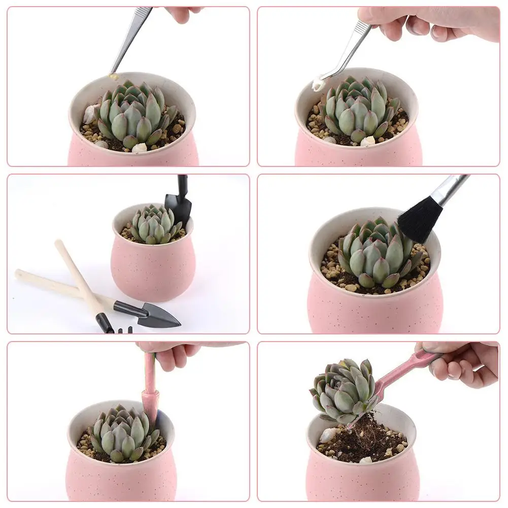 Multi-function 15Pcs Mini Gardening Hand Tools Set Succulent Plants Watering Bottles Miniature Garden Plants bucket shovel tools Multi-function 15Pcs Mini Gardening Hand Tools Set Succulent Plants Watering Bottles Miniature Garden Plants bucket shovel tools