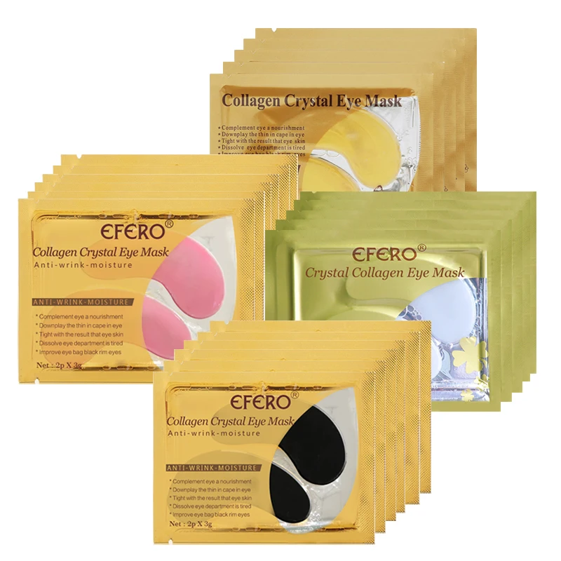 5pcs Collagen Crystal Eye Mask Eyelid Care Patch Pad Moisture Anti-Wrinkle Beauty 5pcs Collagen Crystal Eye Mask Eyelid Care Patch Pad Moisture Anti-Wrinkle Beauty