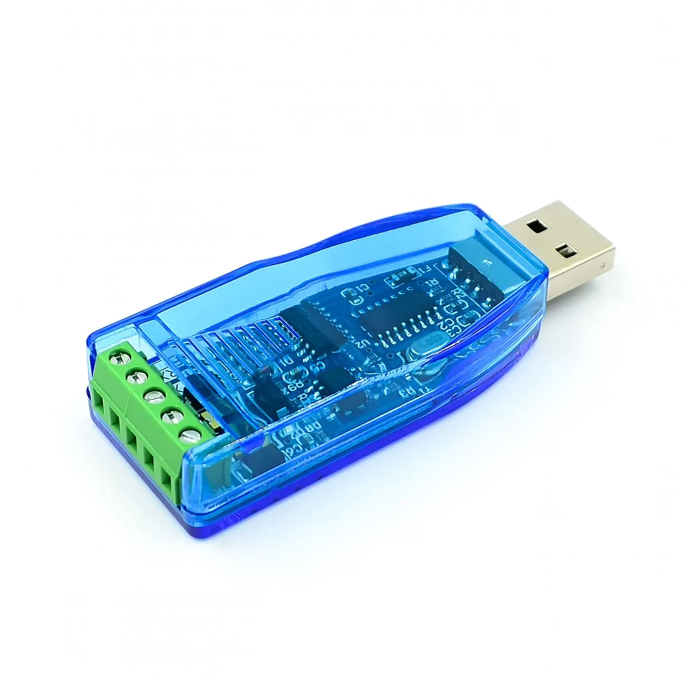 

Industrial USB To RS485 Converter Upgrade Protection RS485 Converter Compatibility V2.0 Standard RS-485 A Connector Board Module