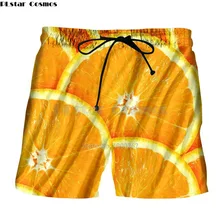 PLstar Космос брендовая одежда стиль Мужская Женская Шорты апельсины, пицца, конфеты, гамбургер печати 3d Повседневное Прохладный Шорты