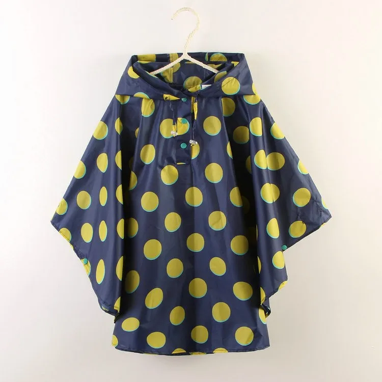 Детский дождевик, Непромокаемая Куртка для детей, куртки-пончо для путешествий на открытом воздухе, Capa De Chuva Chubasquero Mujer - Цвет: Тёмно-синий