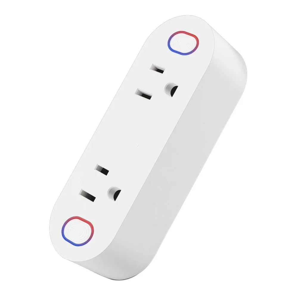 

High Quality And Convenient Double - port Dual - controlled Wi-Fi Smart Socket