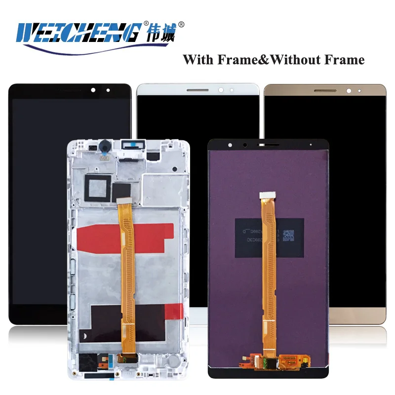 

WEICHENG For Huawei Mate 8 LCD Display and Touch Screen Assembly With Frame Repair Part Accessories For mate8 lcd +free Tools