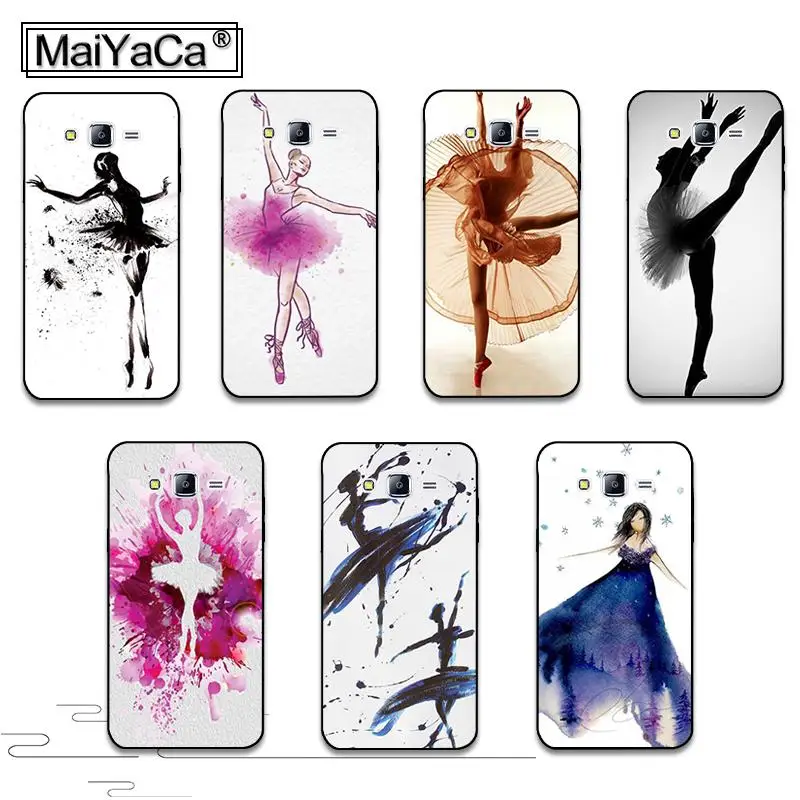 Чехол для балерины MaiYaCa балета девочек аксессуары телефонов чехол Samsung Galaxy j7 j8 j4 j6