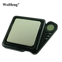 WeiHeng Мини Складной цифровые весы 200 г 0,01 г карманный электронный ювелирные изделия золото Diamond весы Баланс ЖК-дисплей