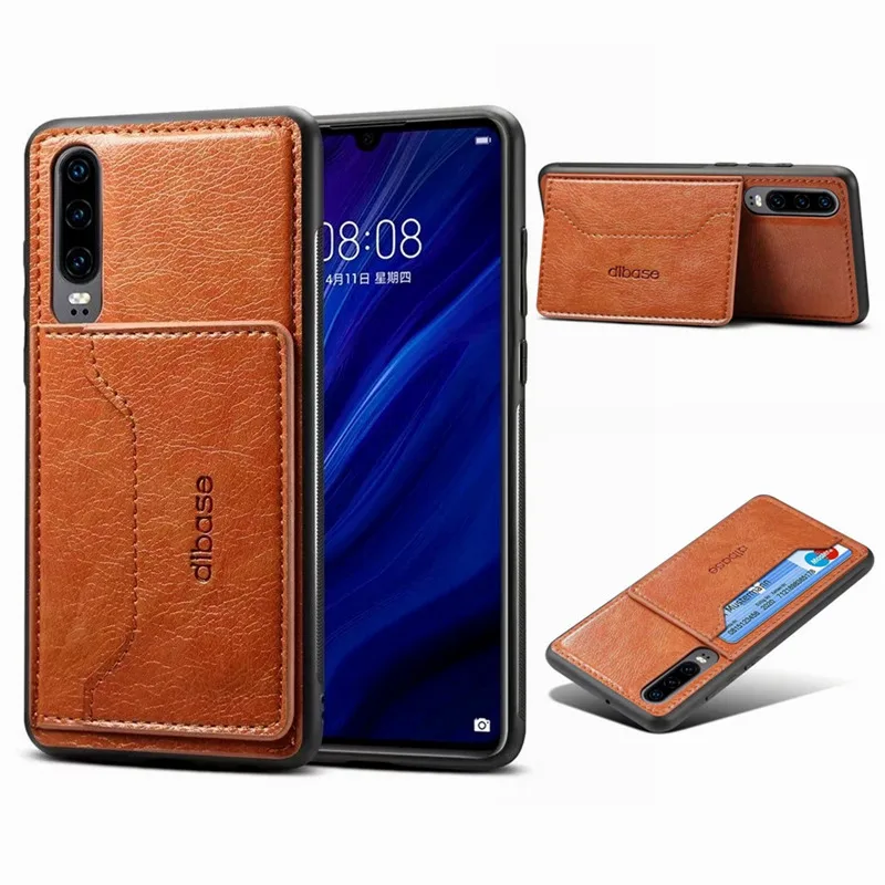 Для Samsung Galaxy A50 A30 Роскошный деловой Ретро Чехол из искусственной кожи с