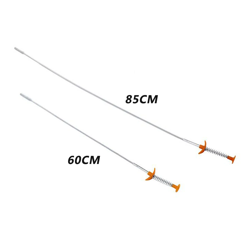 60 см кухня для очистки раковины Крючок для ванной пружинное Канализационное устройство для избавления от засоров инструмент для волос гибкое удаление раковина для ванной для волос фильтр для трубы 3