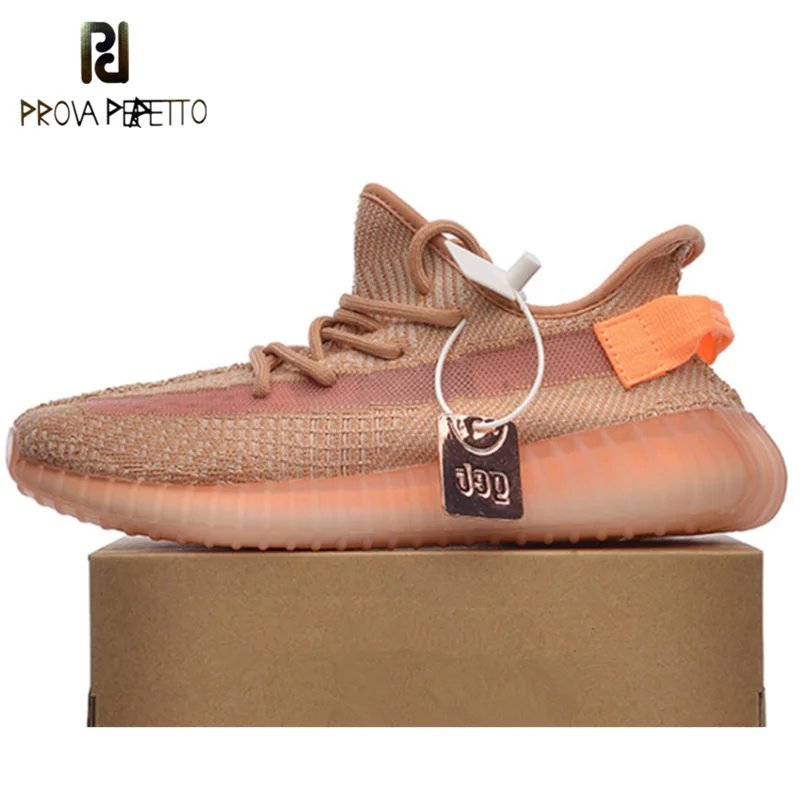 

Prova Perfetto Women Sneakers Breathable 350V2 Glowing Shoes Lace-Up Outdoor Shoes Woman Sneakers Non-Slip Chaussure Femme