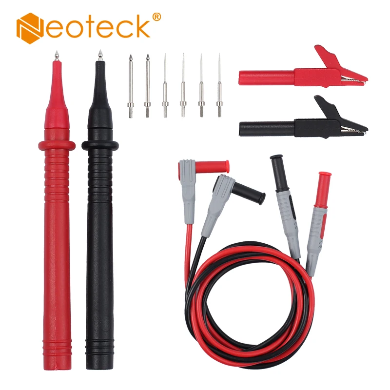 Neoteck Silicone Test Lead Multimeter Test Leads Copper Test Probes