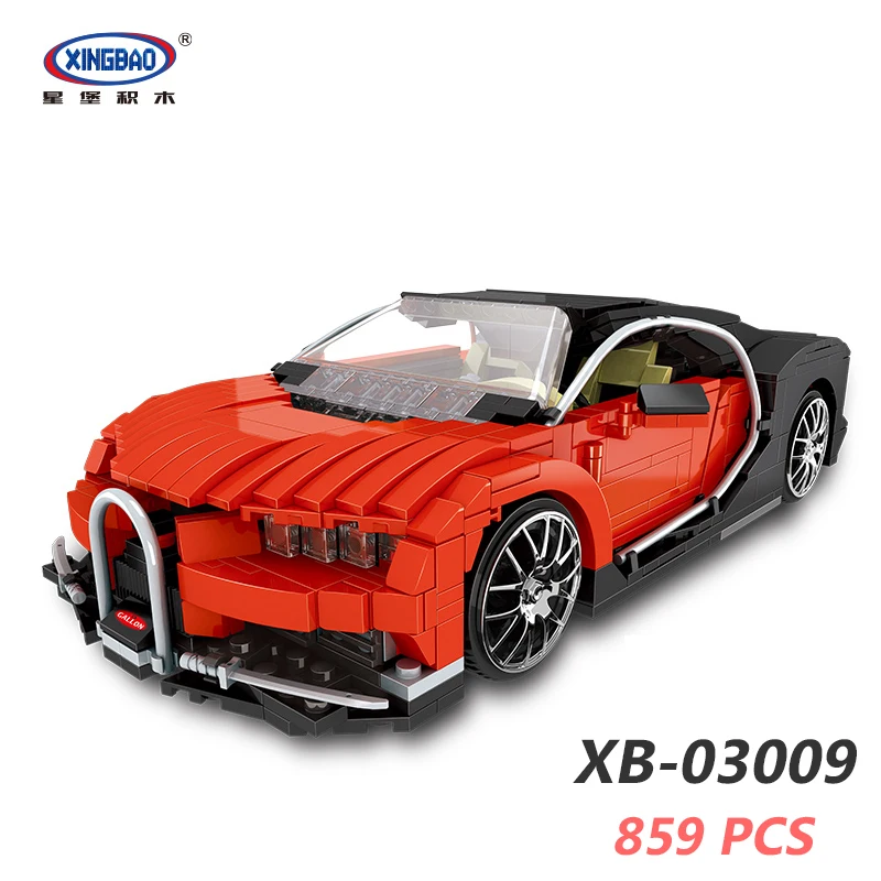 

XINGBAO 03009 Creative MOC Model The Gallon Supercar Set Building Blocks Compatible LegoINGlys Car TECHNIC Educational Toys