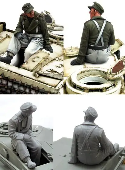 

1/35 Resin Figure German Stug Crewman Model Kits