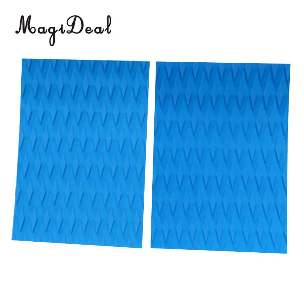 MagiDeal Anti-Slip Ultralight Diamond Grooved EVA Surfing Traction Pad Deck Grip Tail Pad for Surfboard Kiteboard Surf Accessory