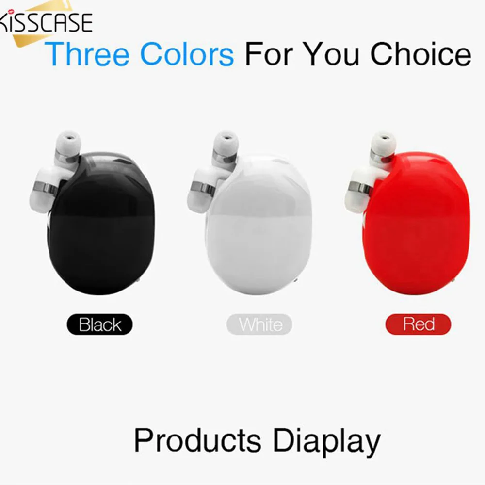 

KISSCASE Ear Phone Container Automatic Cable Organizer Protective BOX Case Container Auto Winder for Headphones Wire Cord Winder