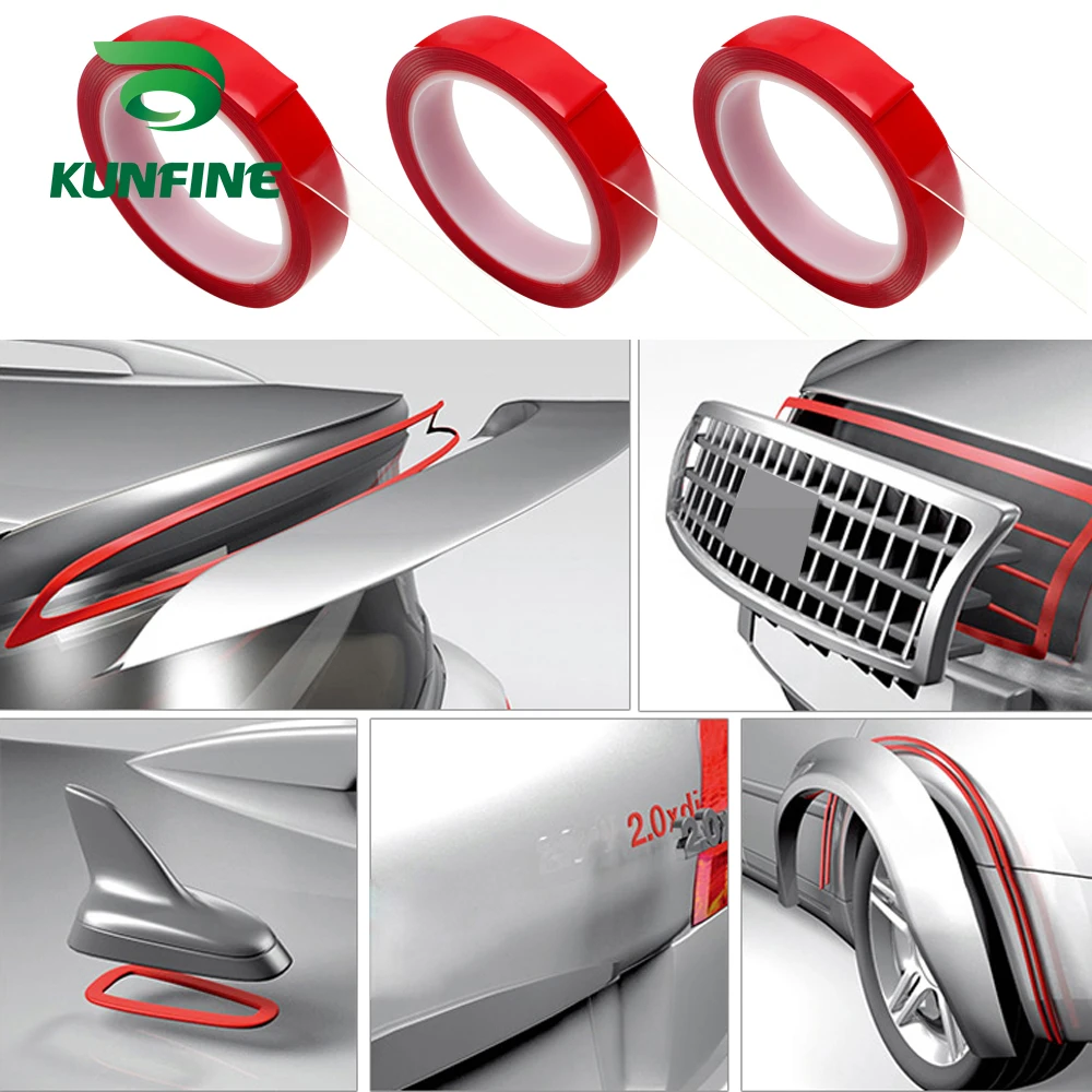 Decoration Tools Auto Glue Sticker Car Double Sided Tape Acrylic Foam Transparent Adhesive Car Stickers  (4)