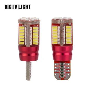 

MGTV LIGHT 4Pcs T10 LED Bulb Brake Lamp Car License Plate Lights Daytime Running Light White 12V 4W 360 Degree Light Source
