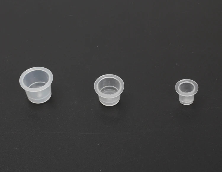 

500pcs Disposable False Eyelash Extension Small Medium Large No Separator Glue Ring Permanent Ring Ink Container/Cup For INK