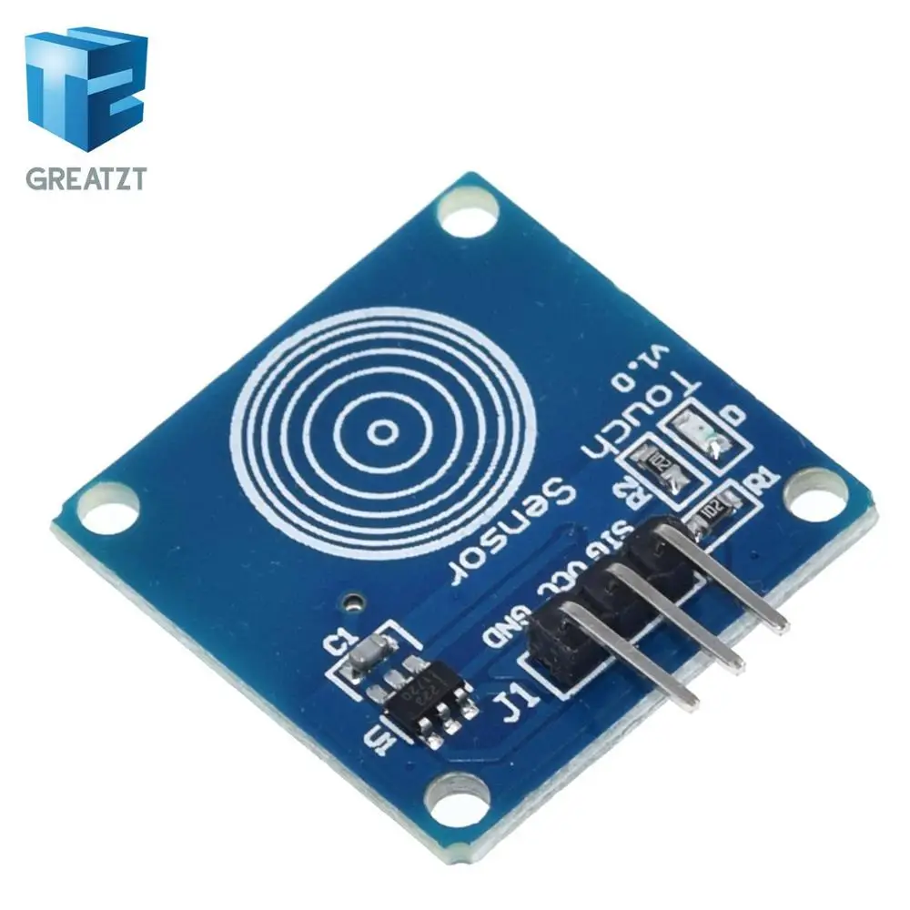 GREATZT 1 шт./лот TTP223B 1 канал Jog цифровой сенсорный датчик емкостный сенсорный переключатель модули аксессуары для arduino