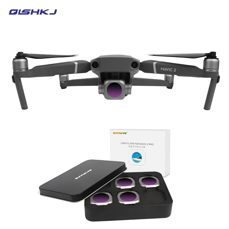 

4pcs/set ND8-PL ND16-PL ND32-PL ND64-PL Camera Lens Filter Kit /drone filter set for DJI MAVIC 2 PRO Drone Accessories