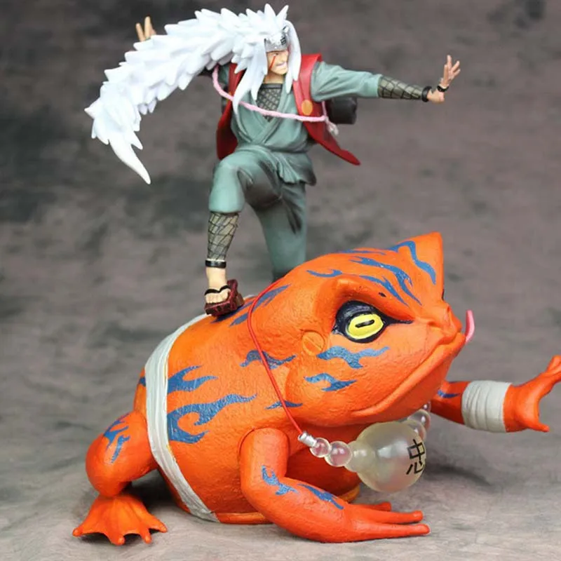 

Anime action Naruto toy figure Jiraiya Gama-Bunta Shippuden model cartoon kids figure gift collectible F7707