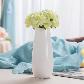 

Europe Diamond Porcelain Vase Handmade Handicrafts Fashion Ceramic Tabletop Flower Vase Study Hallway Home Wedding Decoration