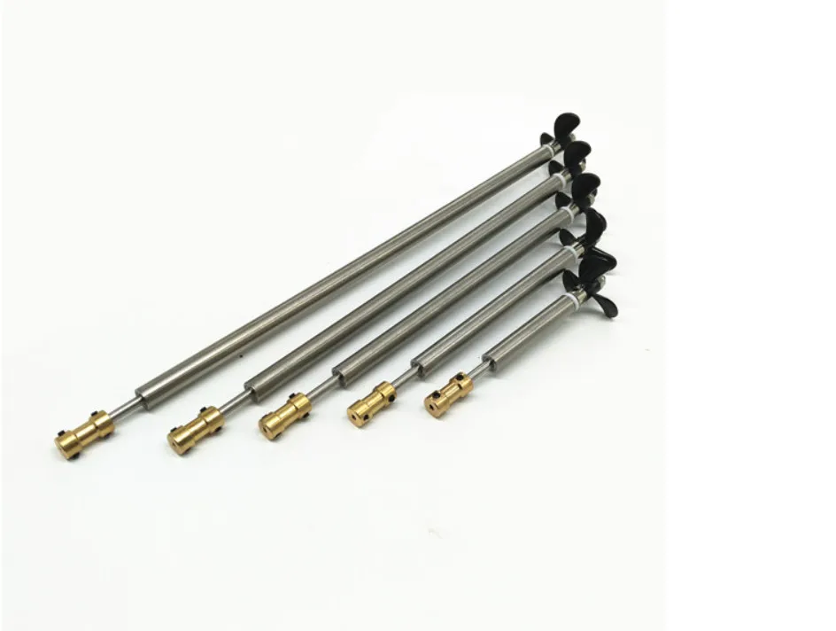 RC Boat Propeller shaft assembly stainless steel Drive shaft with propeller shaft diameter 3mm length 10/ 15/ 20/ 25cm