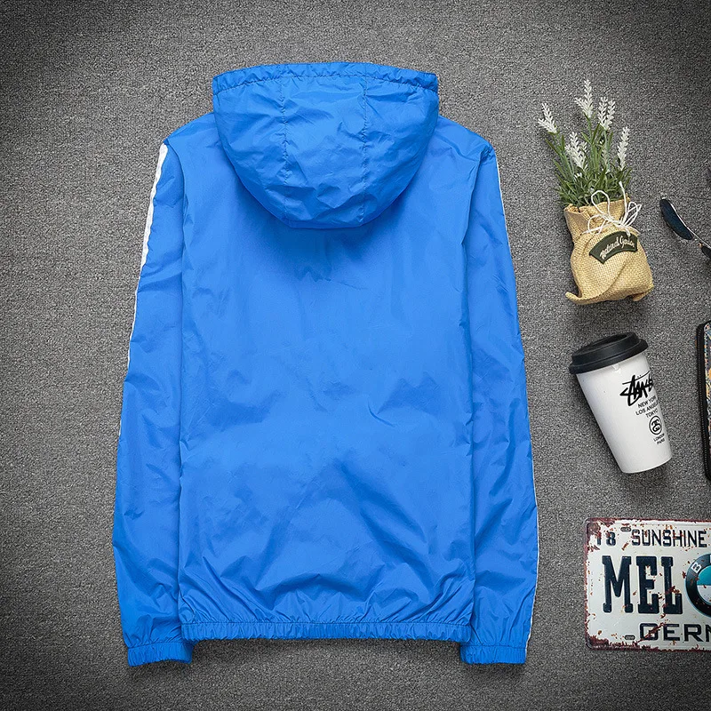 Promo Summer Fashion Thin Windbreaker Loose Couples Big Size S-3xl Sunscreen Seven Color Outwear Db-800