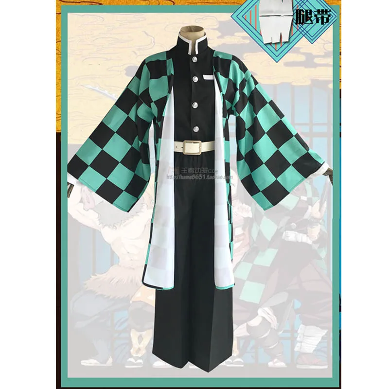 Косплей костюмы Cosroad Nezuko Tanjirou Kamado убийца демонов кимоно Kimetsu no Yaiba Tomioka Giyuu Agatsuma