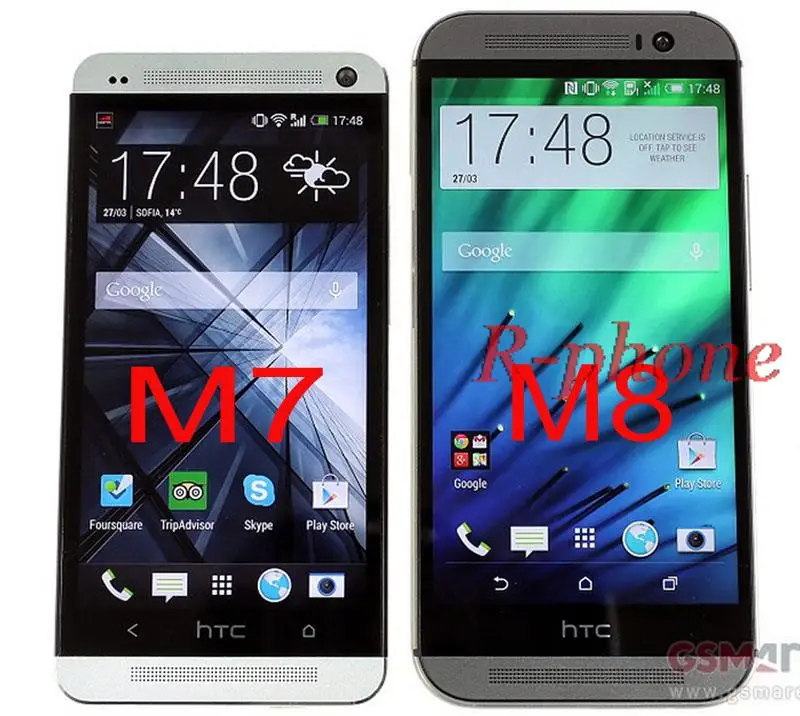 htc ONE M8 четырехъядерный 5," разблокированный мобильный телефон 2 Гб ОЗУ 32 Гб ПЗУ 4G LTE Android 4,4 Bluetooth 3 Отремонтированная камера