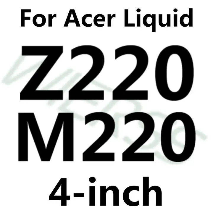 Защитная пленка из закаленного стекла для acer Liquid Z520 Z220/Jade S S56 Z S57/Zest X2 - Цвет: For Liquid Z220