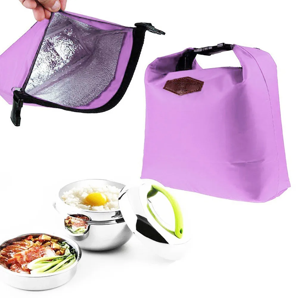 

Waterproof Thermal Cooler Insulated Lunch Bags Portable Tote Storage Picnic Bags School Office Food Lunch Bags