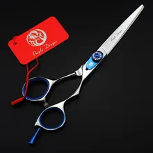 541#6,0 ''бренд фиолетовый дракон Диаманте Высший сорт Парикмахерские ножницы JP 440C домашний салон Парикмахерские ножницы для стрижки волос