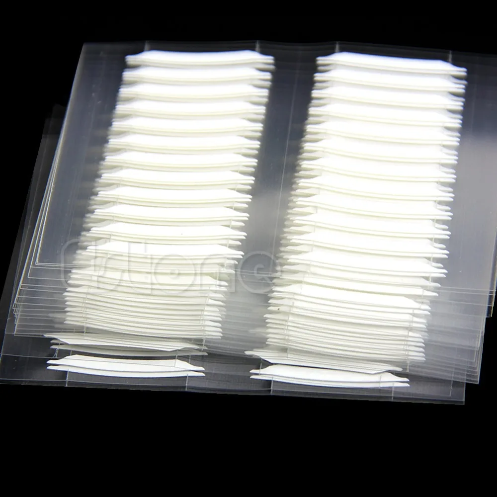 

240 Pairs Makeup Clear Lace mesh Eyelid Stripe Big eyes Invisible double fold eyelid shadow sticker Double Eyelid Tape Tools