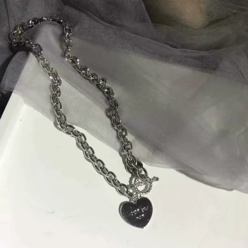 Новинка 2019 короткая цепочка для свитера модное креативное ожерелье с любовью