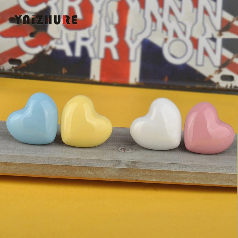 MEGAIRON-Heart-Shape-Cabinet-Knobs-Lovely-Cupboard-Handles-Ceramic-Dresser-Knobs-and-Drawer-Handles-Dresser-Handles (2)
