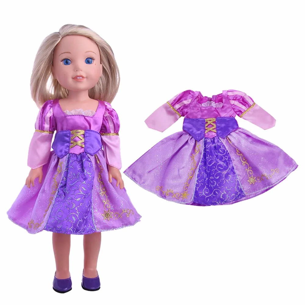 

New arrival hot princess dress skirt For 14.5" wellie wishers doll(only clothes) b994/b995