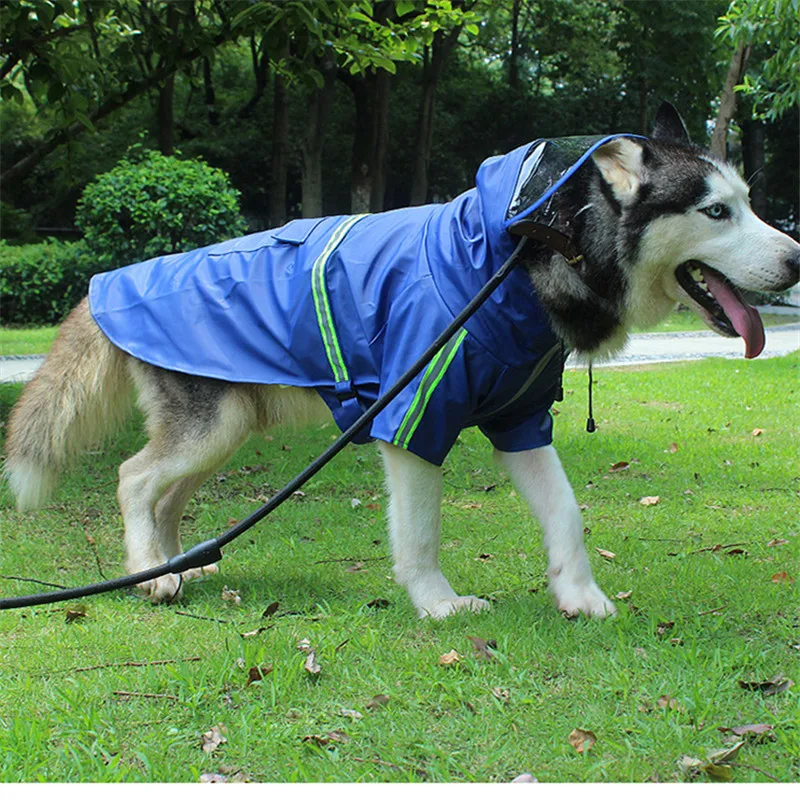 

Large Dog Raincoat Big Dog Clothes Waterproof Clothing Corgi Dog Costume Samoyed Golden Retriever husky Labrador Pet Coat Jacket