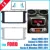 2 Din Autoradio Fascia per Ford Focus II Mondeo Kuga S-Max C-Max Galaxy II Stereo dash Kit di Montaggio Installazione Trim Plancia Telaio 2di