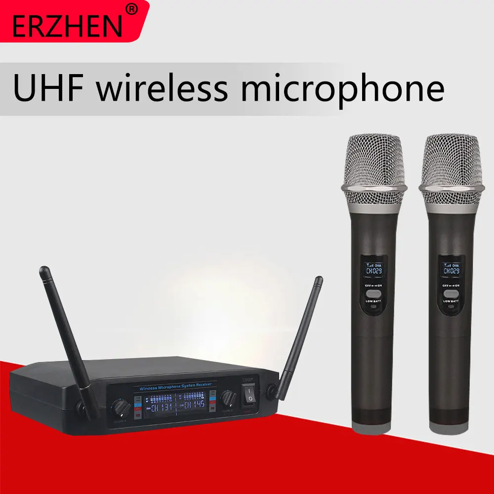

Package 105 wireless UHF system microphone, microphone handheld, pocket, earphone, / microphone, frequency fixed