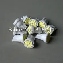 500 шт./лот белый T10 194 168 192 W5W 3258 1206smd 10 smd супер яркий Авто светодиодное освещение автомобиля на танкетке