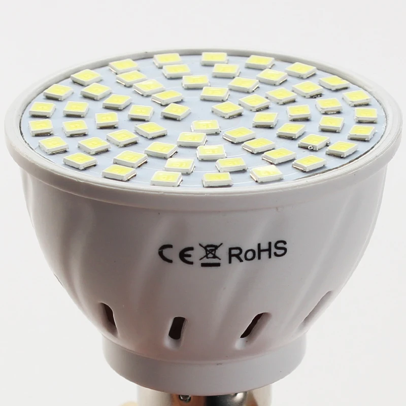 Светодиодный лампа GU10 E14 E27 MR16 Bombillas lampada прожектор 48 s 60 80 светодиодный SMD 2835 для