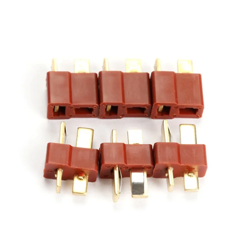 Free shipping Top Quality RC Lipo Battery Helicopter 10 Pair T Plug Connectors Male Female for